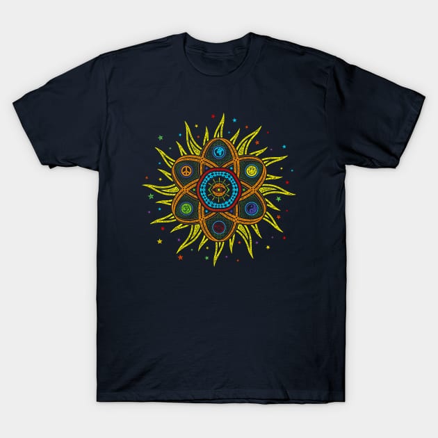 Rave Mandala T-Shirt by SunsetGraphics